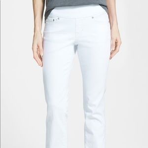White Bootcut Jeans- JAG